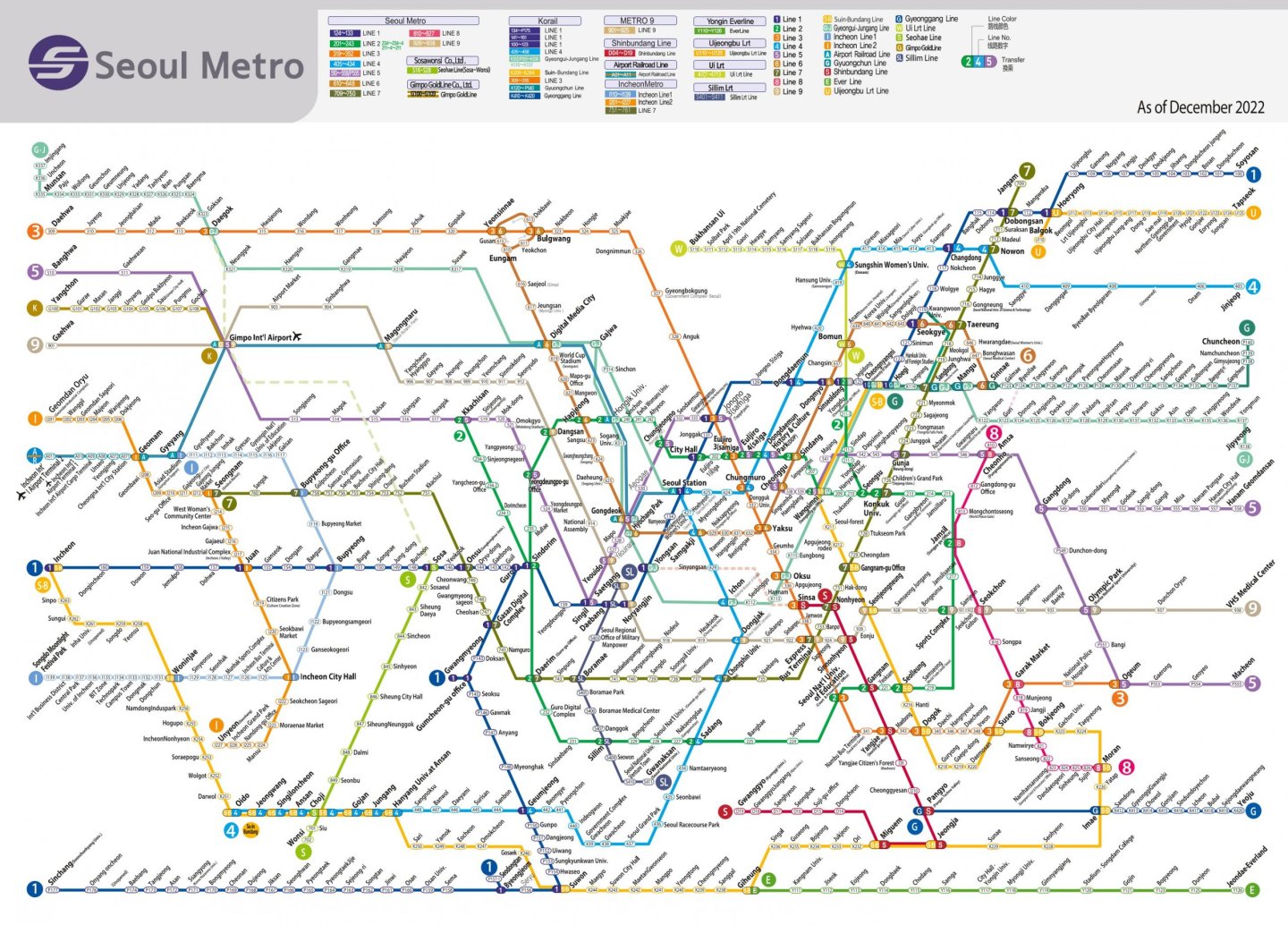 Metro De Se L Mapa De Rutas Billetes Y Tarifas