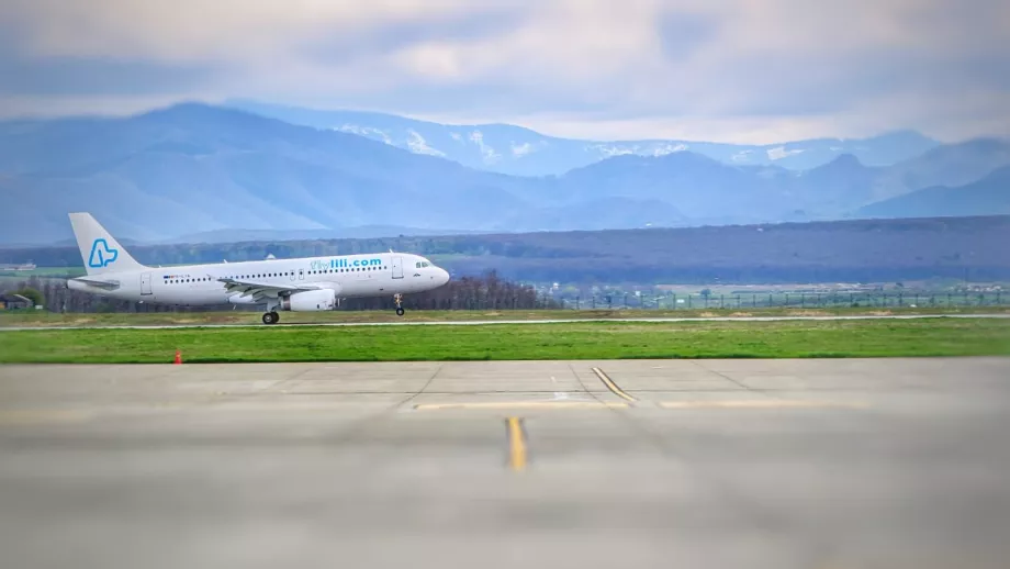 Flylili en el aeropuerto de Sibiu