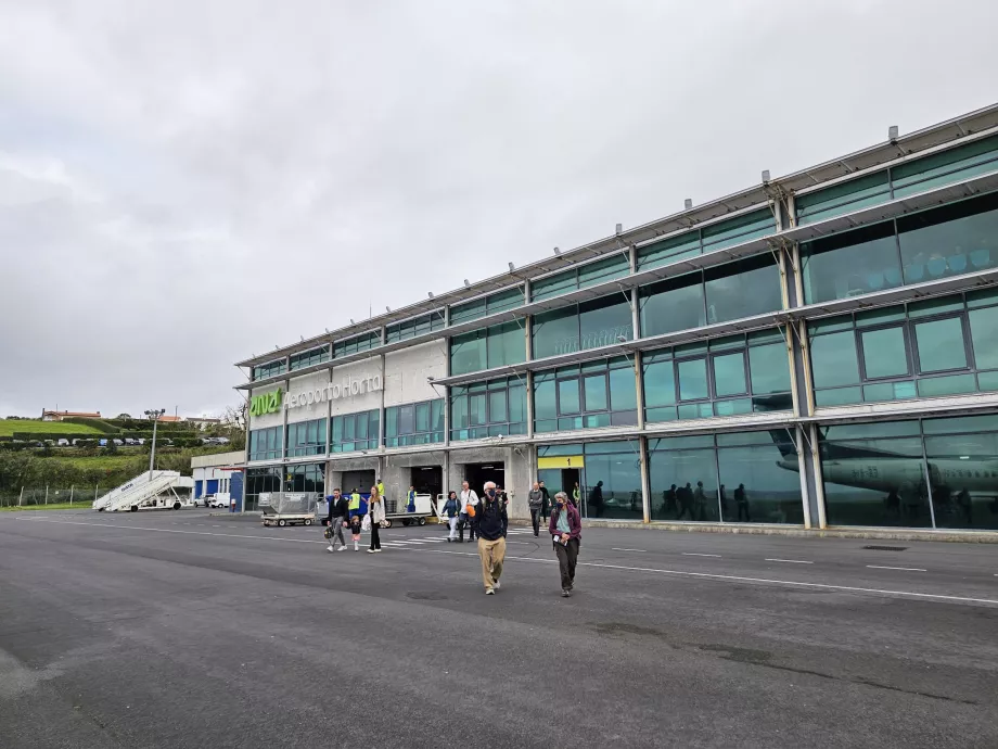 Terminal del aeropuerto de Horta