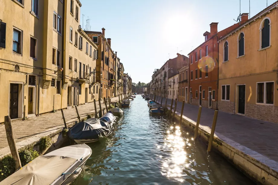 Calles laterales de Venecia