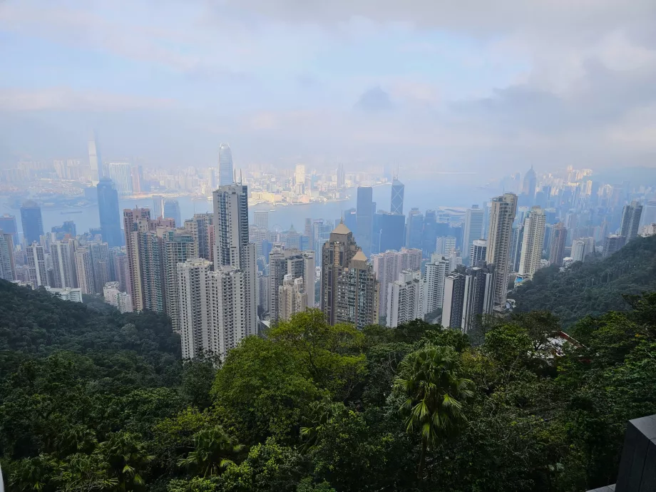 Vista desde el tejado de The Peak Galleria