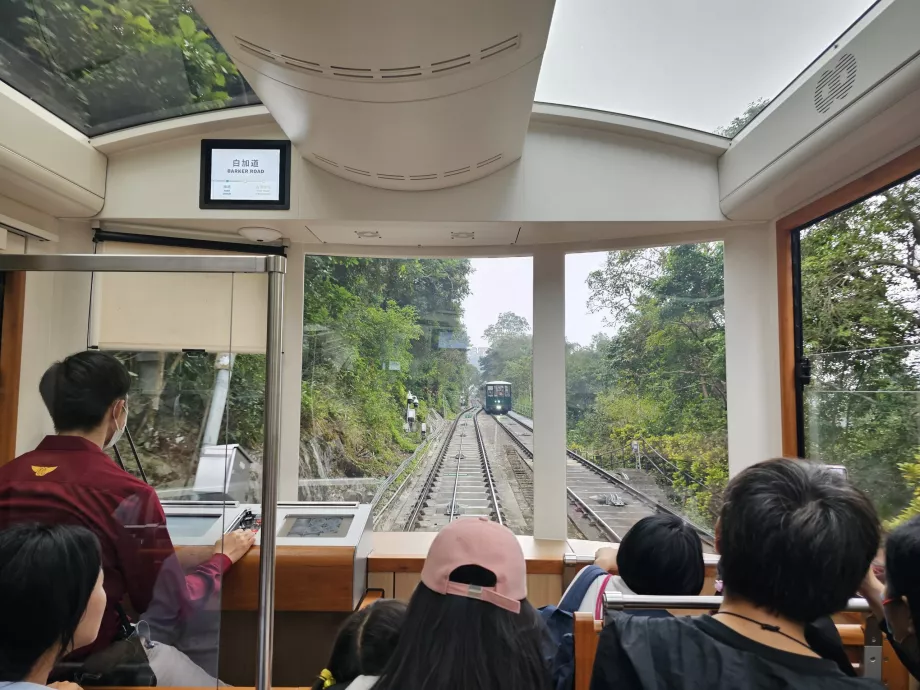 Pasar un teleférico en sentido contrario