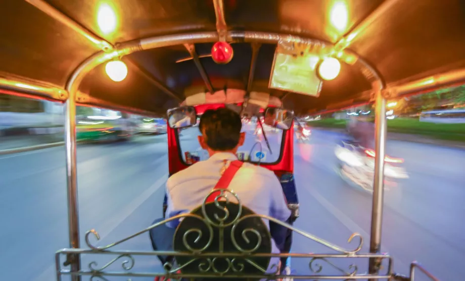 Tuktuk en Tailandia