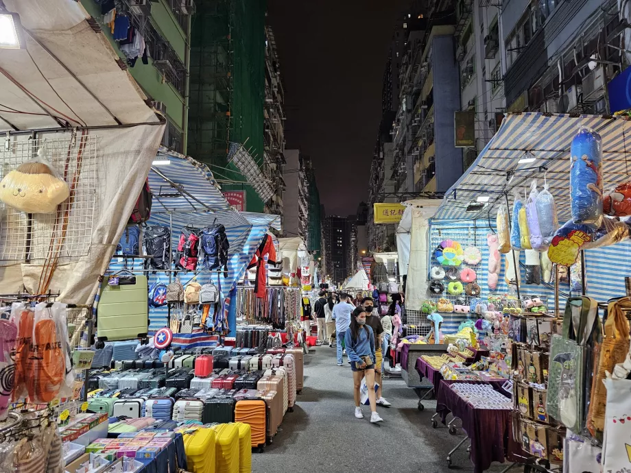 Mong Kok, mercado nocturno