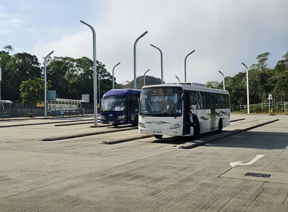 Autobuses a Ngong Ping