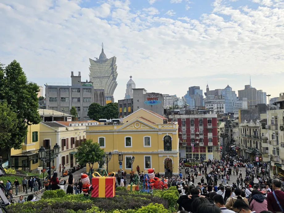 Vista desde las ruinas de la iglesia de San Pablo