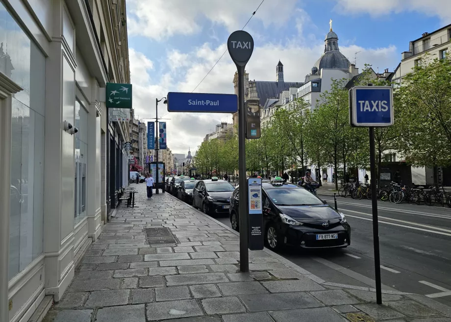 Taxi en París