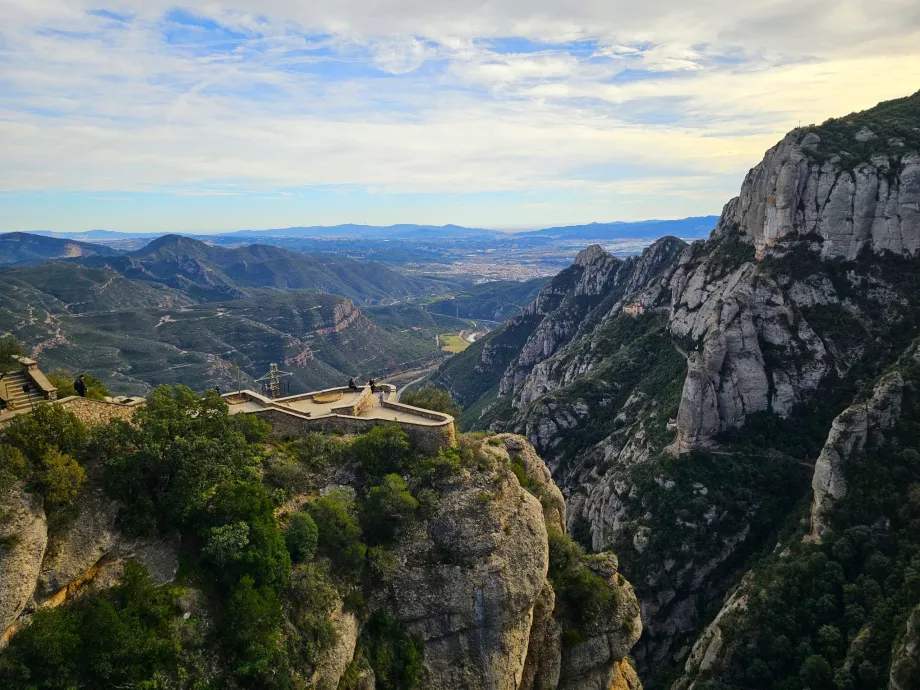 Vista desde el Monasterio de Montserrat