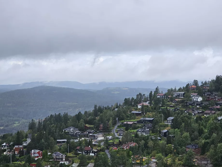 Vista desde el salto de esquí de Holemnollen