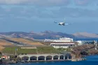 Aterrizaje en el aeropuerto de Madeira