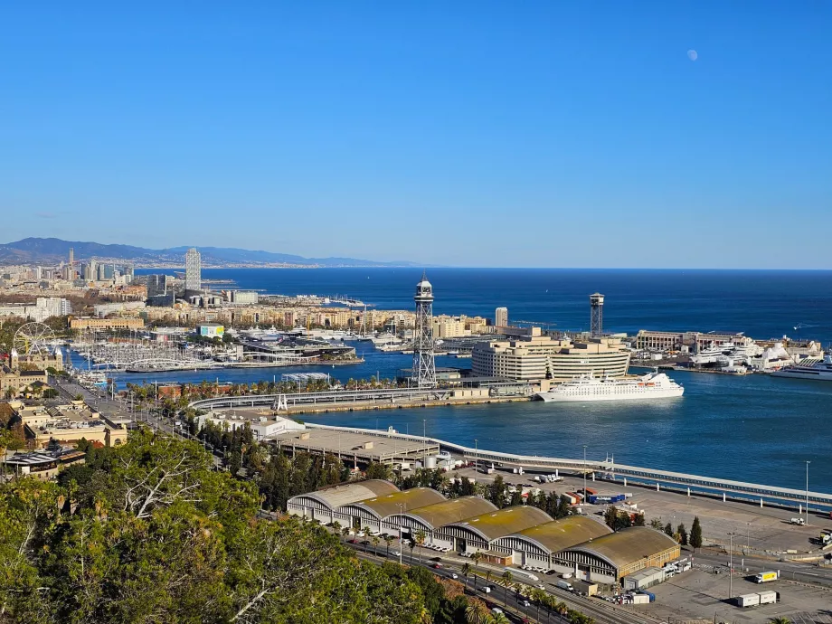 Vista de Barcelona desde el parque de Montjuïc