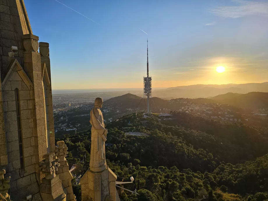 Vista desde la terraza del Templo del Tibidabo