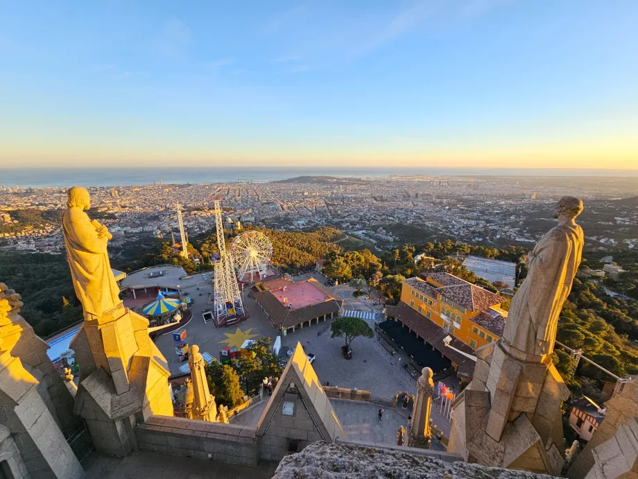 Vista desde la terraza del Templo del Tibidabo