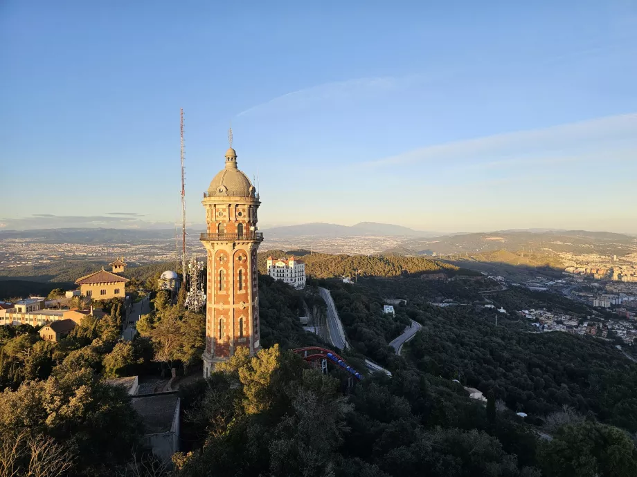 Vista desde la terraza del Templo del Tibidabo