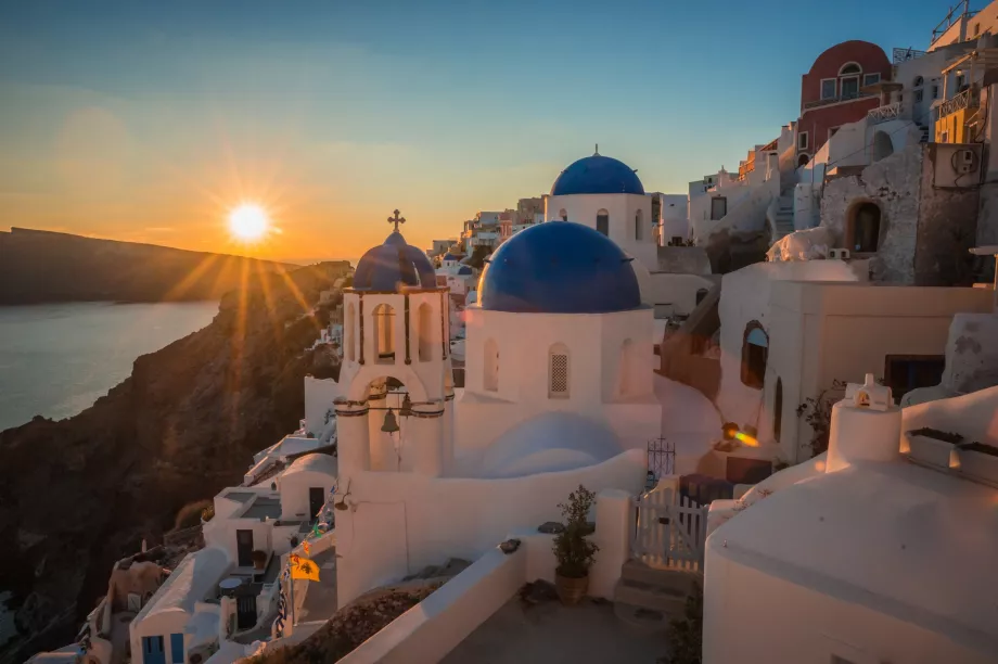 Puesta de sol en Oia