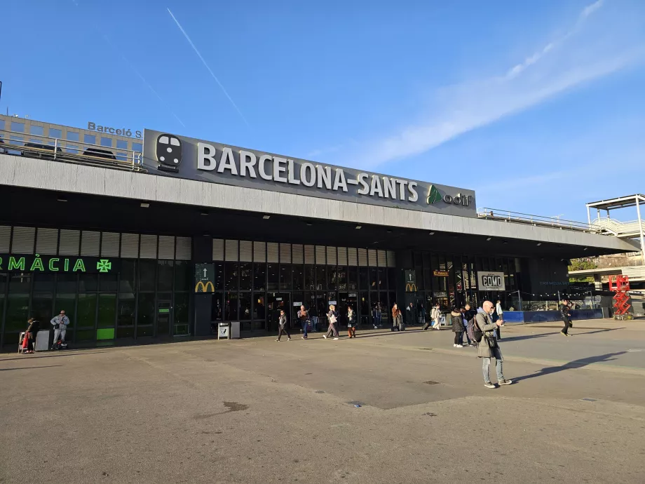 Estación de tren de Barcelona Sants