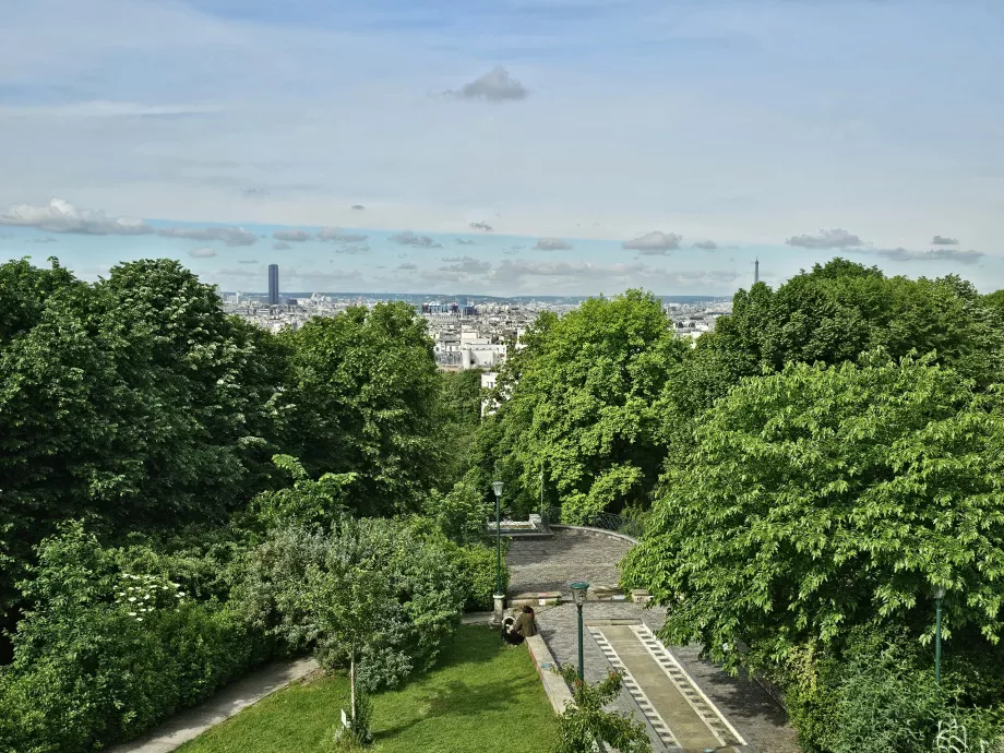 La vista desde Beleville Park