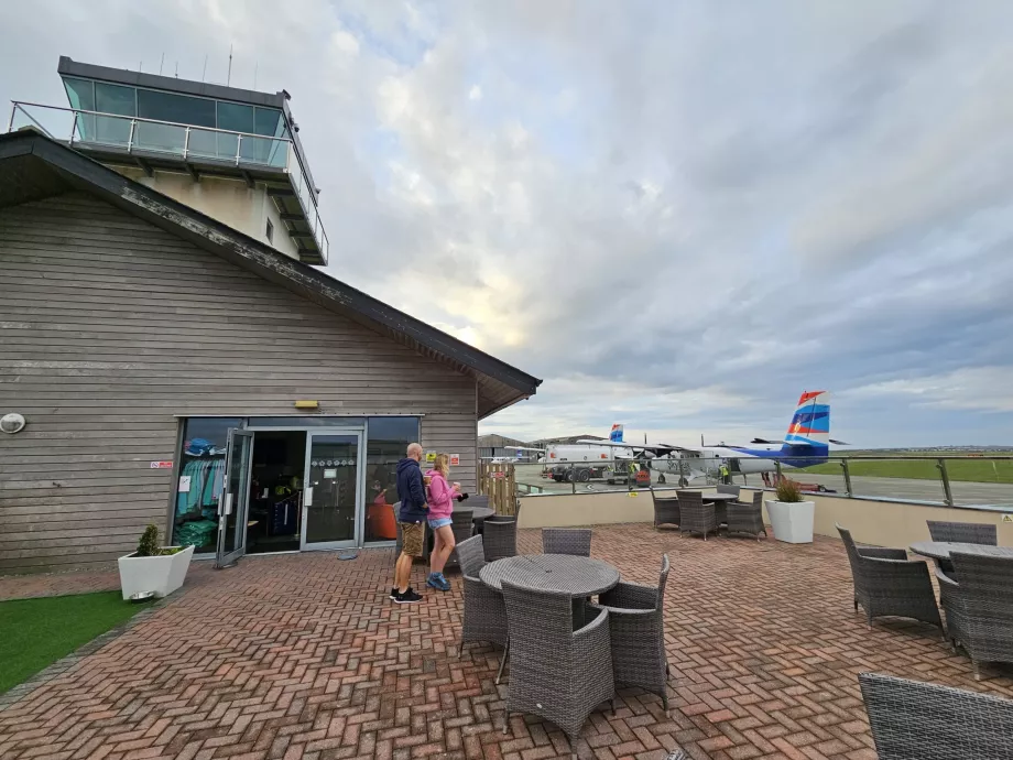 Observation deck, Land's End Airport