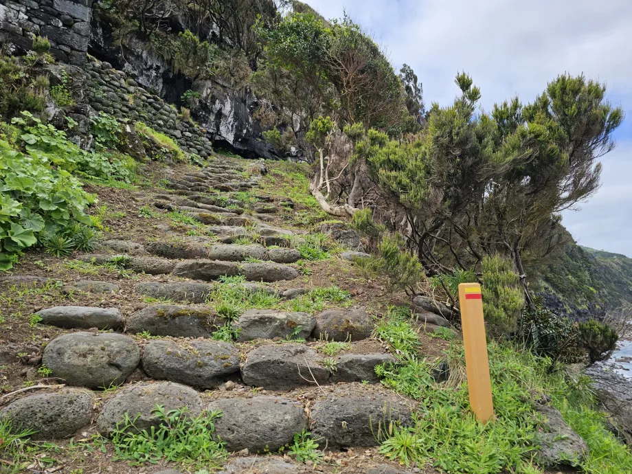 Ruta de senderismo en la isla de Pico