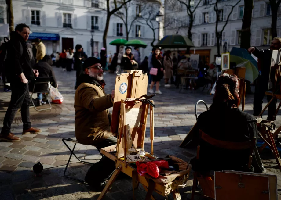 Artistas en Montmartre