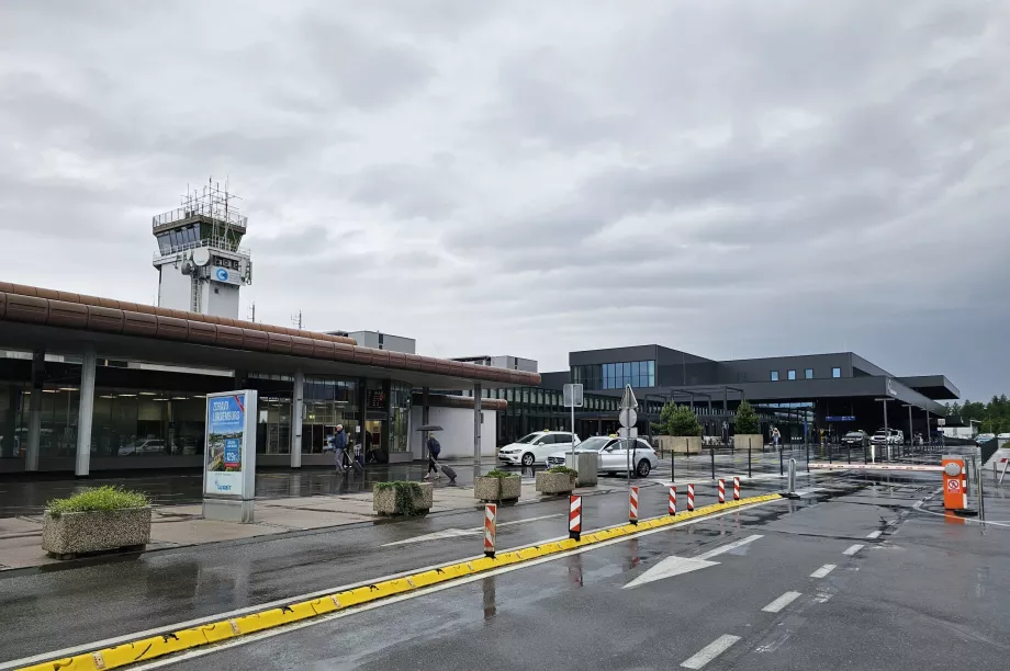 Vista general del aeropuerto de Liubliana