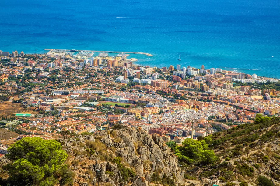 Vista de Benalmádena desde Calmaorro