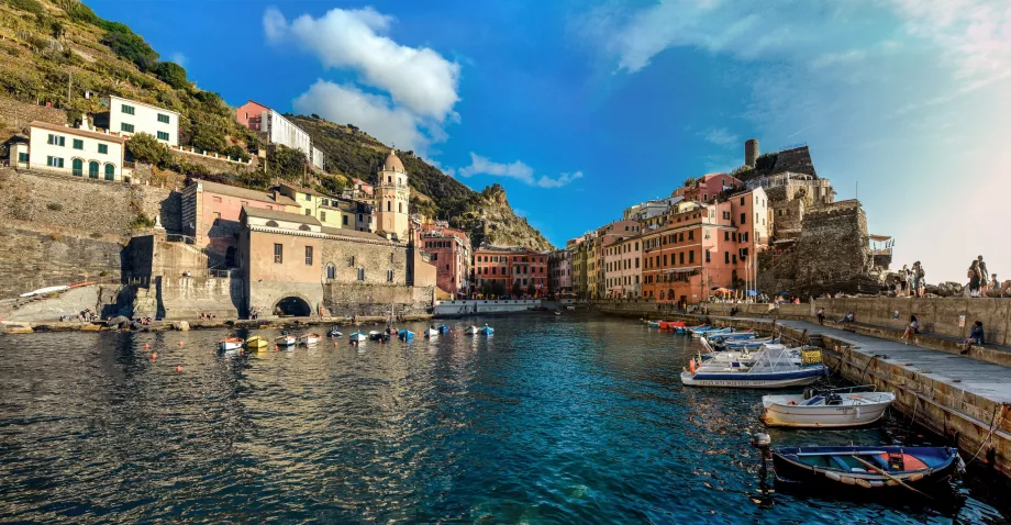 Vernazza desde el puerto