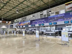 Check-in counters, Pula Airport