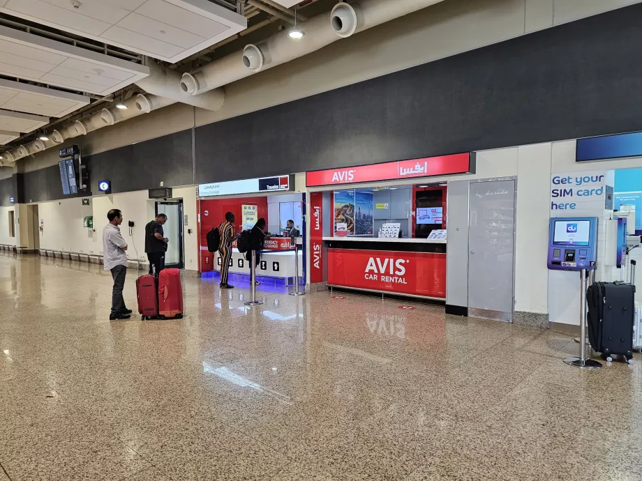 Alquiler de coches, Terminal 2