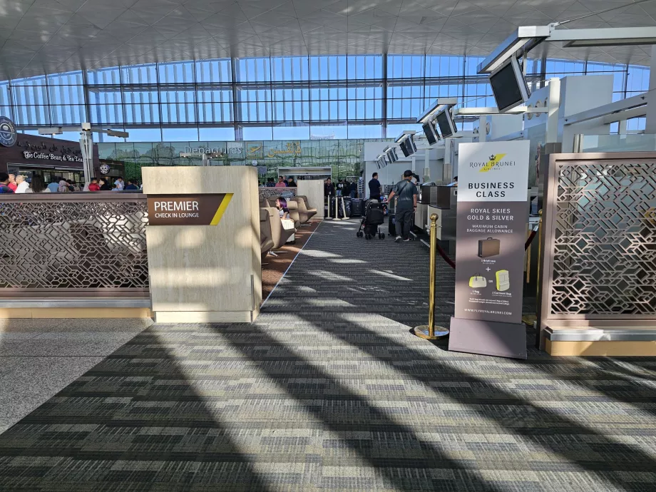 Facturación en el aeropuerto, Royal Brunei