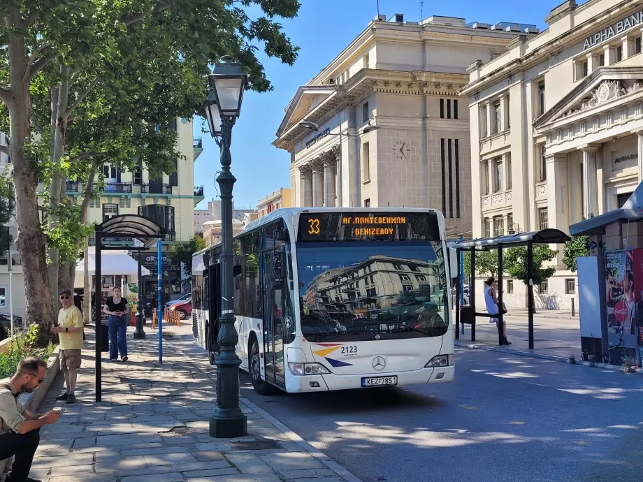 Autobús en Salónica