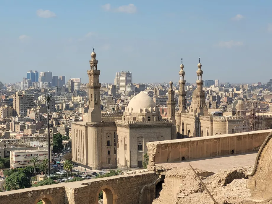 Vista de El Cairo islámico desde la Ciudadela