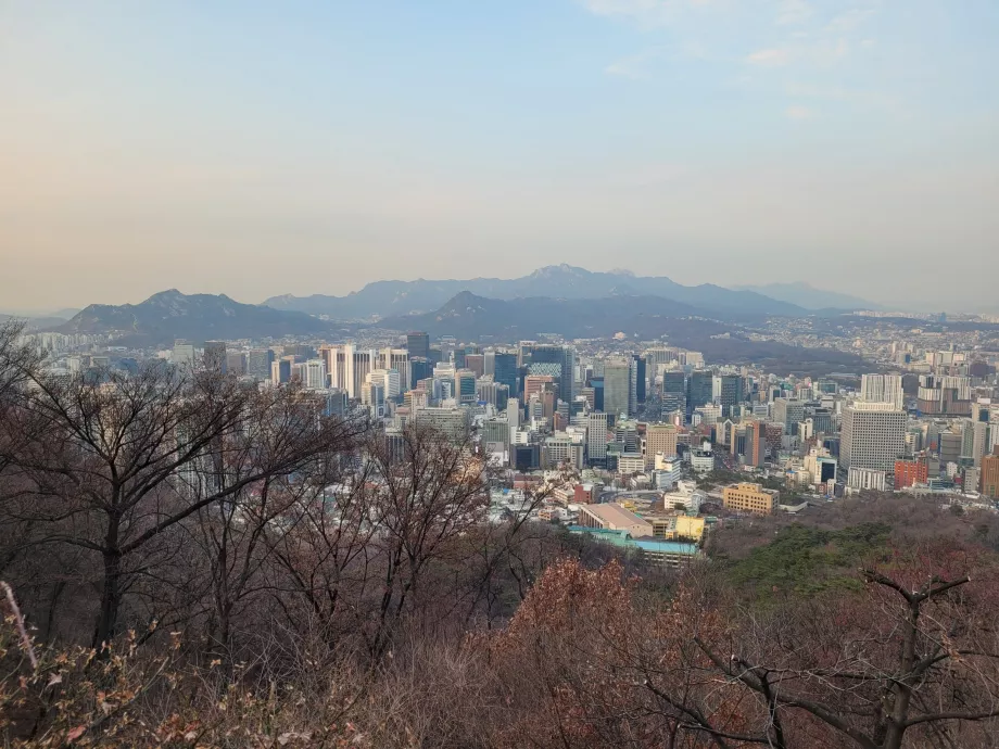 Vista desde la colina de Namsan