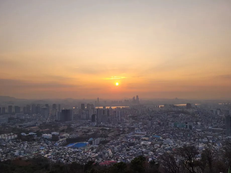 Vista desde la colina de Namsan