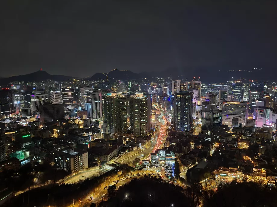 Vista desde la colina de Namsan