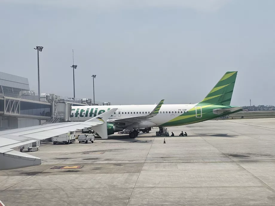 Airbus A320 Citilink en el aeropuerto CGK de Yakarta