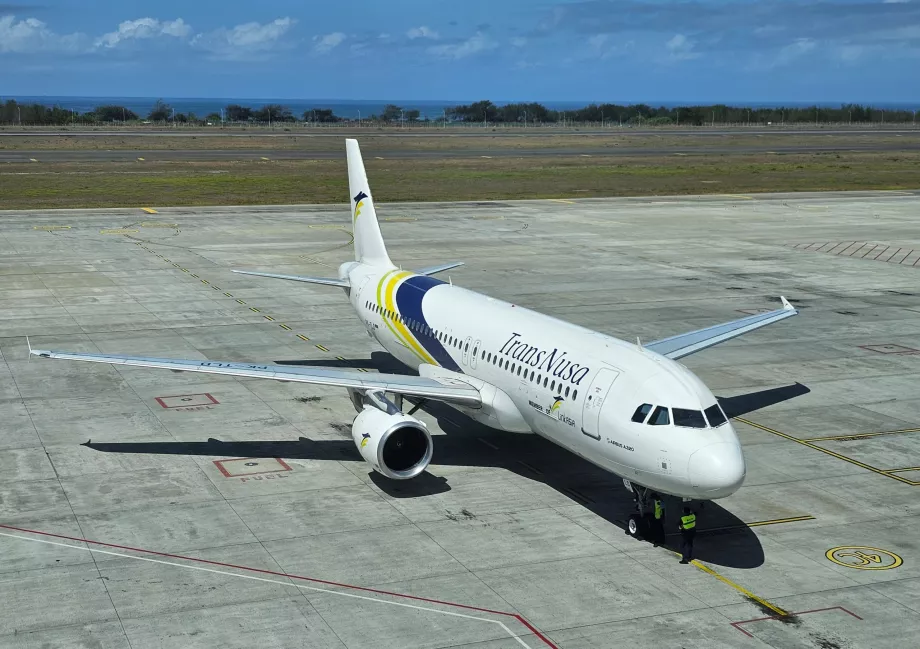 TransNusa, Airbus A320 en Yogyakarta YIA