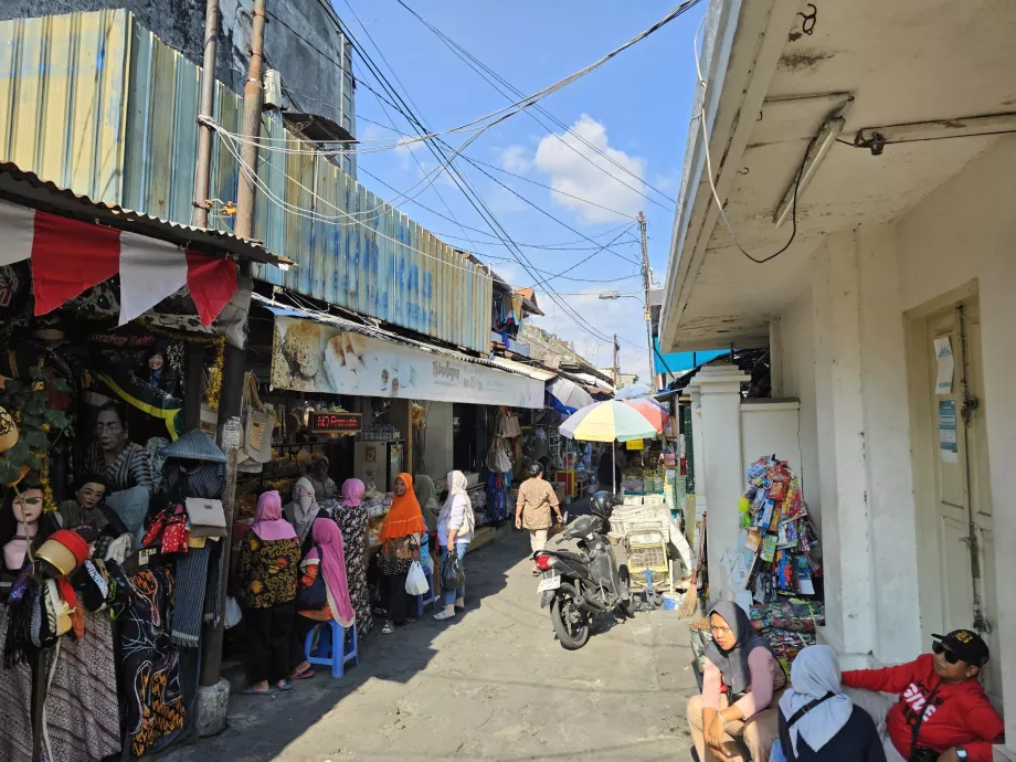 Mercados en los alrededores de Beringharjo