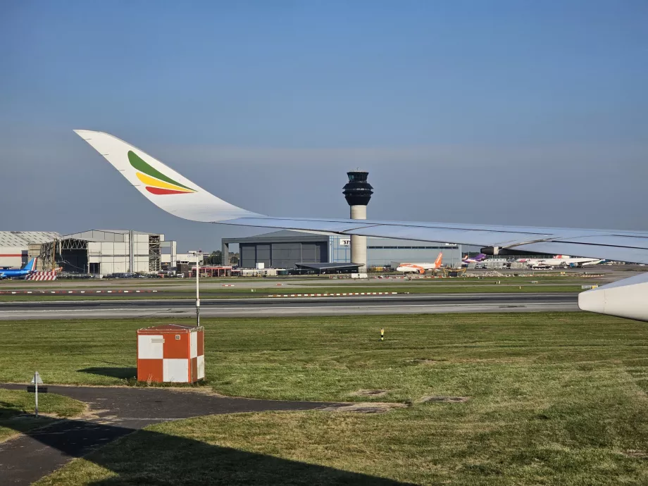 Ethiopian Airlines a su llegada a Manchester