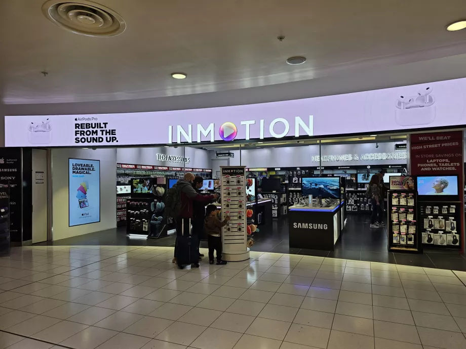 Tienda Inmotion, zona de tránsito