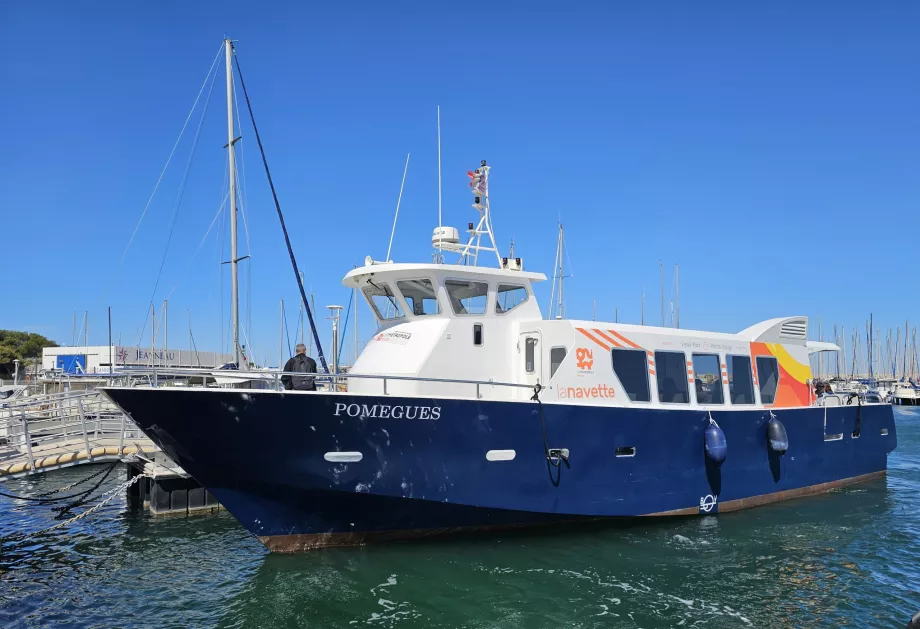 Barco La Navette, muelle Pointe Rouge