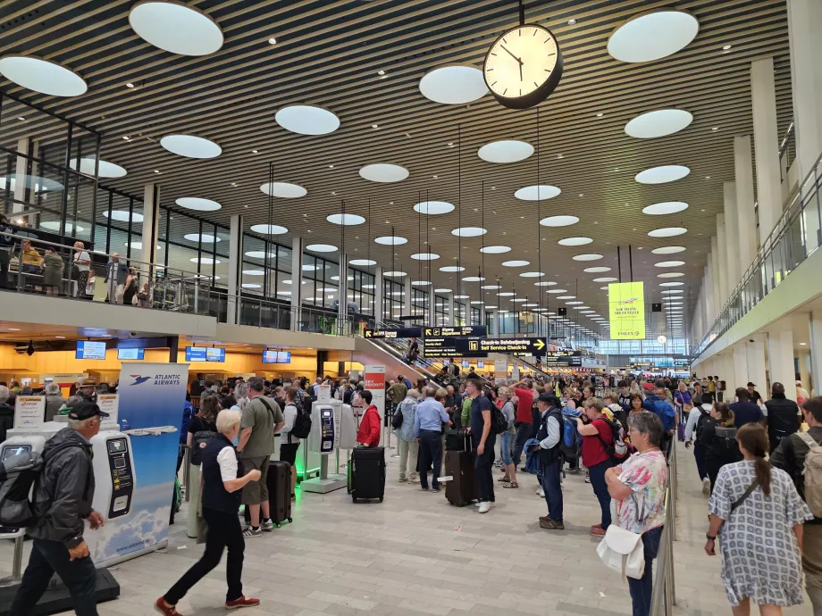 Sala de facturación de la Terminal 2