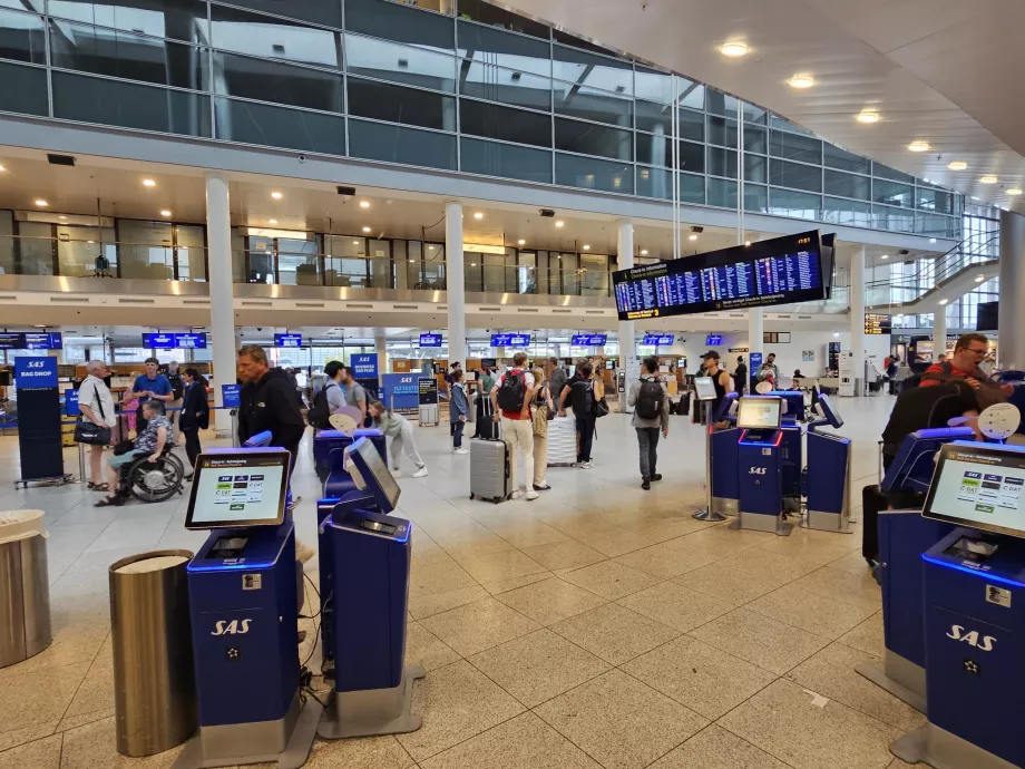 Sala de facturación de la Terminal 3