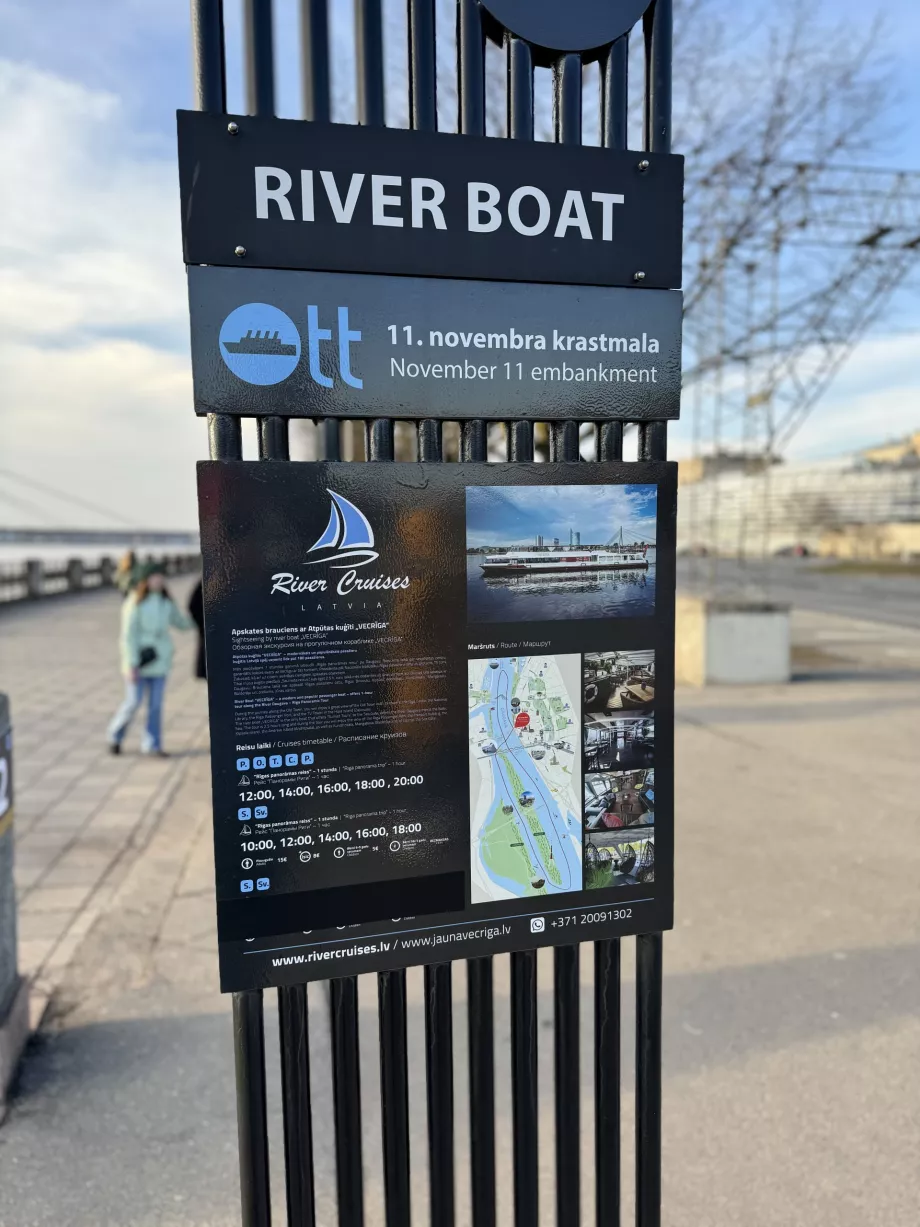 Crucero panorámico por el río Daugava