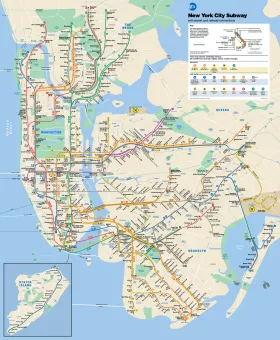 Mapa del metro de Nueva York