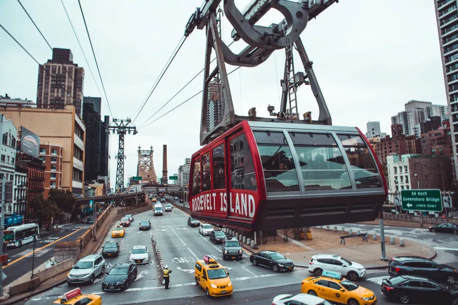 Teleférico a Roosevelt Island en Nueva York