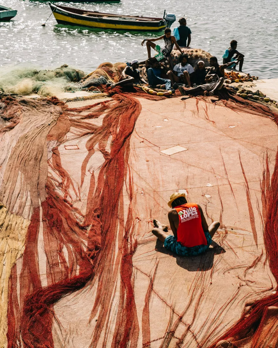 Redes de pesca en Palmeira