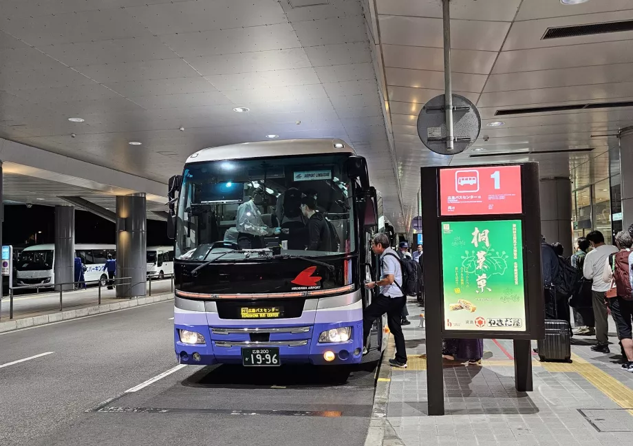 Autobús al centro de Hiroshima