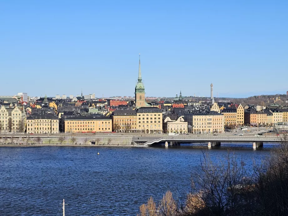 Vista desde Monteliusvägen