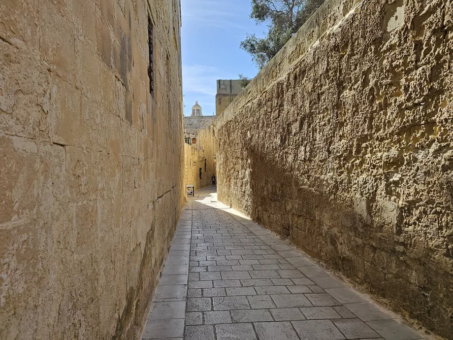 Calles del casco antiguo de Mdina